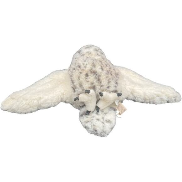 Folkmanis Snowy Owl Full Body Rotating Head Puppetry Plush - Picture 5 of 6